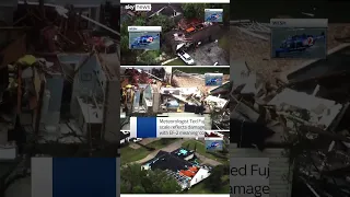 Florida homes levelled by tornado