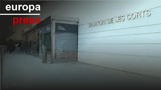 ILLA Illa, Hereu y empresarios visitan la capilla ardiente de Isak Andic en Barcelona