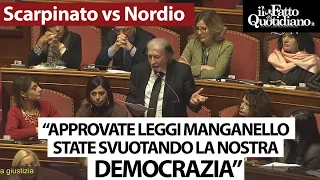 CRITICA LIMITED Scarpinato critica Nordio: &quot;Approvate leggi manganello, svolta regressiva imposta alla democrazia&quot;