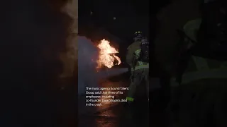 San Diego: CCTV captures ball of fire moments after deadly plane crash