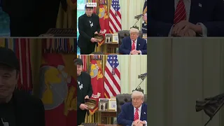 KEY Elon Musk gifted golden key as he leaves DOGE role