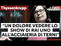 THYSSENKRUPP AG O.N. - Thyssen, la madre di una delle vittime: “Un dolore vedere lo show di Rai1 all’acciaieria di Terni"