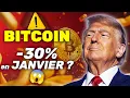 BITCOIN GROSSE CORRECTION en JANVIER ? ça risque de PIQUER 😱