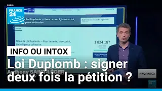 Non, on ne peut pas signer plusieurs fois la pétition contre la loi Duplomb • FRANCE 24
