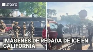 Nuevas imágenes de redada de ICE en restaurante de California: comunidad se enfrentó a los agentes