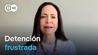 La opositora María Corina Machado relata lo que vivió el jueves en Caracas