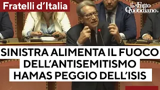 S&U PLC [CBOE] Le accuse di FdI: &quot;La sinistra alimenta il fuoco dell&#39;antisemitismo. Hamas mente su numeri di morti&quot;