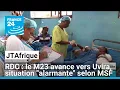 RDC : le M23 avance vers Uriva, une situation "alarmante" selon Médecins sans frontières