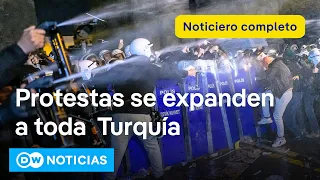 🔴 DW Noticias del 22 de marzo: Protestas en toda Turquía [Noticiero completo]