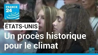 MONTANA N Etats-Unis : le Montana poursuivi à cause du réchauffement climatique • FRANCE 24