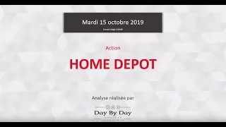 HOME DEPOT INC. THE Idée de trading : achat de HOME DEPOT