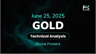 GOLD - USD XAU/USD Price Forecast Today, Technical Analysis (June 25): Gold Consolidates Near Lows