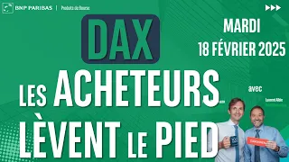 DAX40 PERF INDEX DAX : les acheteurs lèvent le pied - 100% Marchés - matin - 18/02/2025