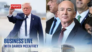 AMAZON.COM INC. Amazon accused of &#39;hostile&#39; act over Trump tariffs | Business Live with Darren McCaffrey