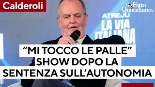 S&U PLC [CBOE] Calderoli show dopo sentenza Cassazione su Autonomia Differenziata: &quot;Mi tocco le palle&quot;