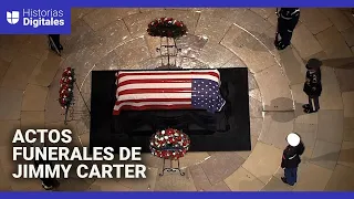 En un minuto: Revelan detalles de los actos funerales del expresidente Jimmy Carter