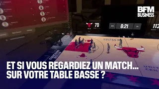 Et si vous regardiez un match… sur votre table basse ?