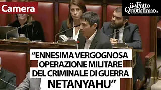 Fratoianni: &quot;Ennesima operazione militare del criminale Netanyahu, Tajani venga a riferire in Aula&quot;