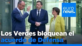 Los Verdes bloquean el acuerdo de Defensa y dificultan las negociaciones de coalición en Alemania