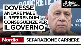 Nordio: &quot;Se Referendum separazione carriere magistrati andasse male consegenze per il governo&quot;