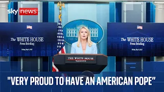 White House news briefing as President Trump teases the prospect of reducing tariffs on China