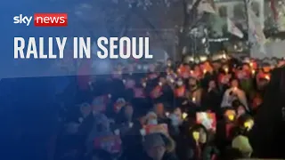 RALLY Watch live: Rally in South Korea after martial law chaos