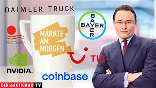 Märkte am Morgen