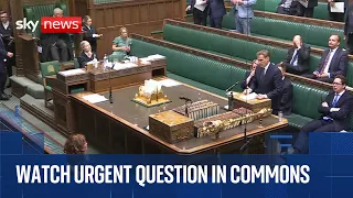 Urgent Question in the Commons on criminal activity by migrants at asylum hotels