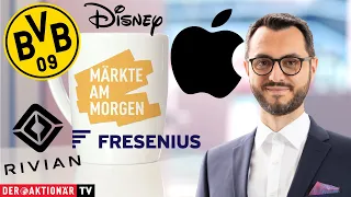 BORUSSIA DORTMUND Märkte am Morgen: Fresenius, Borussia Dortmund, Schaeffler, Disney, Apple, Rivian, Reddit