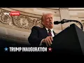 Donald Trump doesn't hold back in historic inauguration address - Watch full speech