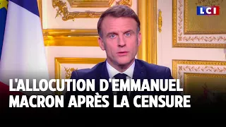 Allocution d&#39;Emmanuel Macron après la censure du gouvernement Barnier｜LCI