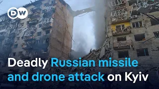 Russia launches more than 440 drones and 32 missiles in overnight wave attack | DW News