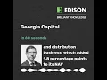 Georgia Capital in 60 seconds