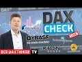 DAX-Check LIVE: BASF, Bilfinger, Commerzbank, Formycon, Kion, Rheinmetall & Co im Fokus