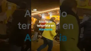 Atentado terrorista en Alemania: un auto embiste contra una multitud en un mercadillo navideño