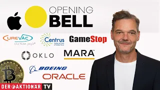 BITCOIN BioNTech kauft Curevac - Bitcoin, Gamestop, Mara, Oracle, Boeing, Oklo, Centrus Energy, Apple