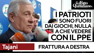 Tajani marca le distanze: &quot;Ppe non ha nulla a che vedere con i Patrioti, loro sono fuori dai giochi&quot;