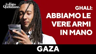“Abbiamo le vere armi in mano. Si cominci da cultura e ed educazione”: il discorso di Ghali per Gaza