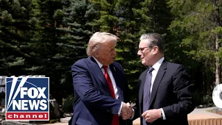 WATCH LIVE: Trump, UK leader Starmer meet following breakthrough EU trade pact