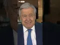 UN chief's climate warning in New Year's speech