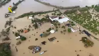 Spagna meridionale colpita da alluvioni improvvise, 365 case evacuate vicino a Malaga