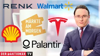 TESLA INC. Märkte am Morgen: US-Angriff auf Iran belastet - Renk, Palantir, Walmart, Shell, Tesla