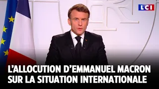 Situation internationale : l&#39;allocution d&#39;Emmanuel Macron + analyses avec nos experts｜LCI