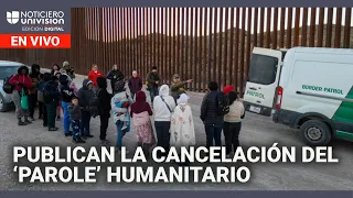 Gobierno Trump publica la cancelación del ‘parole’ humanitario Edicion Digital 25 de marzo de 2025