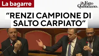 Concorrenza, bagarre in Senato. Romeo vs Renzi: &quot;Campione di salto carpiato&quot;. &quot;Maggioranza divisa&quot;