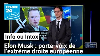 ELON AB [CBOE] Elon Musk : porte-voix de l’extrême droite européenne • FRANCE 24