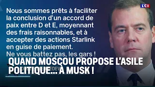 Quand Moscou propose l&#39;asile politique... à Musk ! ｜LCI