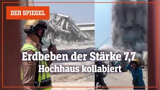 Stärke 7,7 – Erdbeben in Südostasien: Hochhaus-Kollaps in Bangkok | DER SPIEGEL