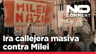 NO COMMENT: Milei provoca la ira callejera masiva de feministas y personas LGBTQ+