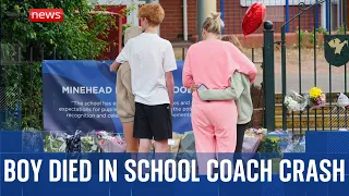 Child who died in Minehead school coach crash was a 10-year-old boy